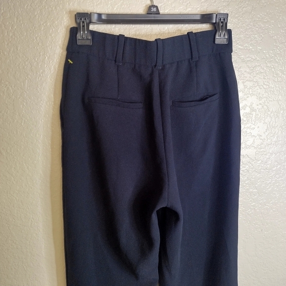 Wilfred The Effortless Pant Black High Waist Pleated Wide Leg Trouser Sz 2 - Picture 8 of 12